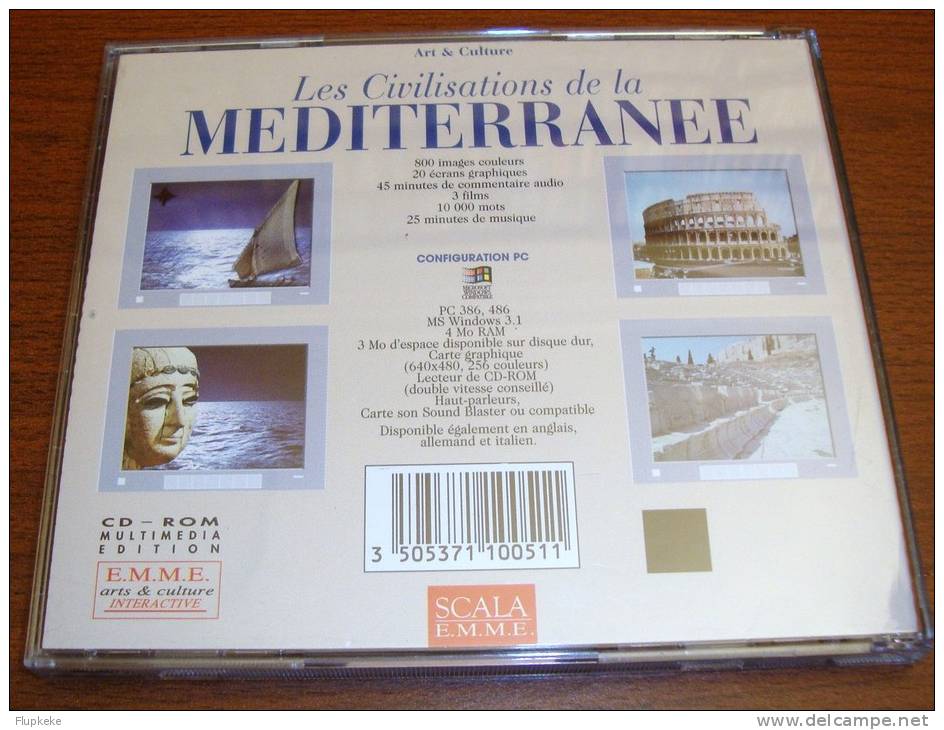 Encyclopédie E.M.M.E. Interactive Les Civilisations De Méditerranée Sur Cd-Rom Multimedia - Archeology