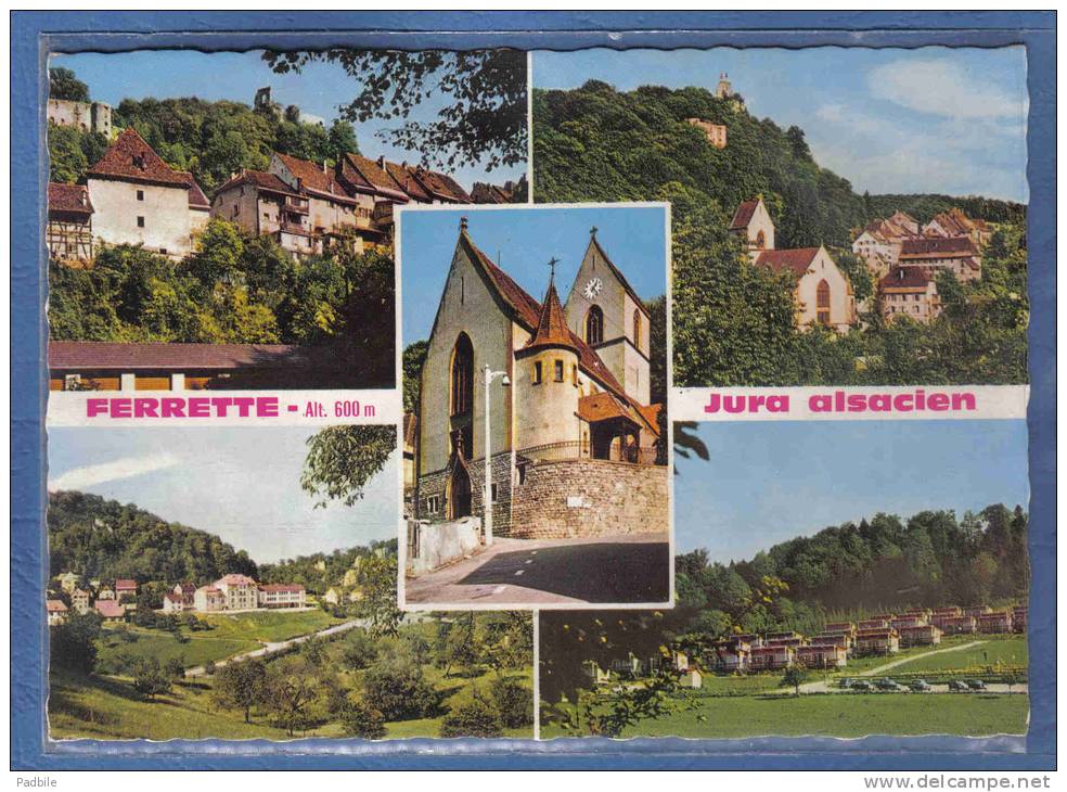 Carte Postale 68. Ferrette  Le Jura Alsacien Trés Beau Plan - Ferrette