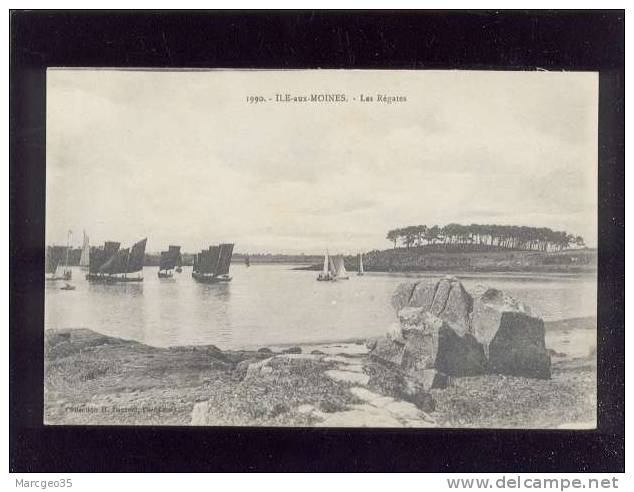 Ile Aux Moines Les Régates édit.laurent N° 1990 Bateaux - Ile Aux Moines