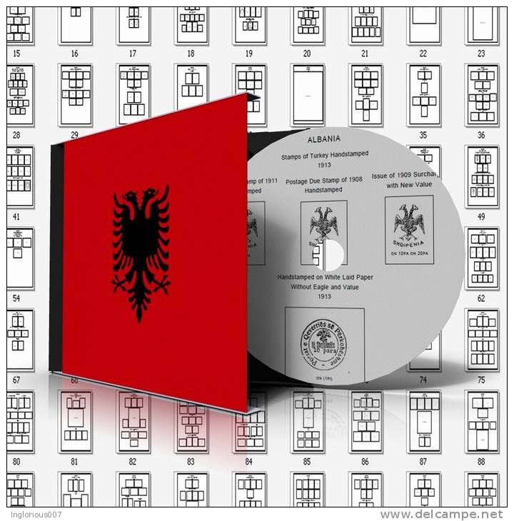 ALBANIA STAMP ALBUM PAGES 1913-2010 (391 Pages) - Engels