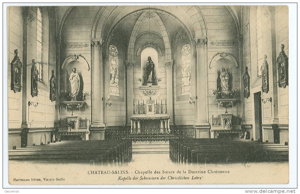 CPA 57-CHATEAU SALINS-Chapelle Des Soeurs De La Doctrine Chrétienne - Chateau Salins