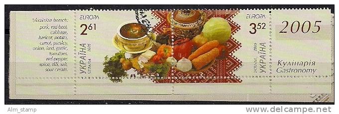 Ukraine 2005 Booklet Stamp Yv. 642-3 Mi. 721-22 Used - 2005