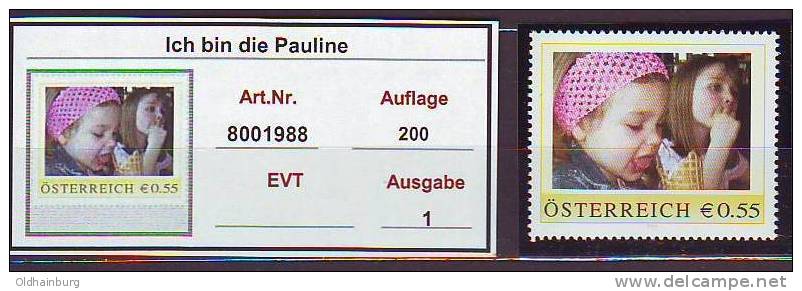 056: Personalisierte Briefmarke Pauline, RR - Persoonlijke Postzegels