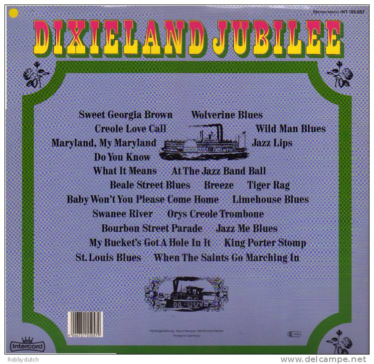 * 2LP *  DIXIELAND JUBILEE - VARIOUS ARTISTS (Germany 1984) - Jazz