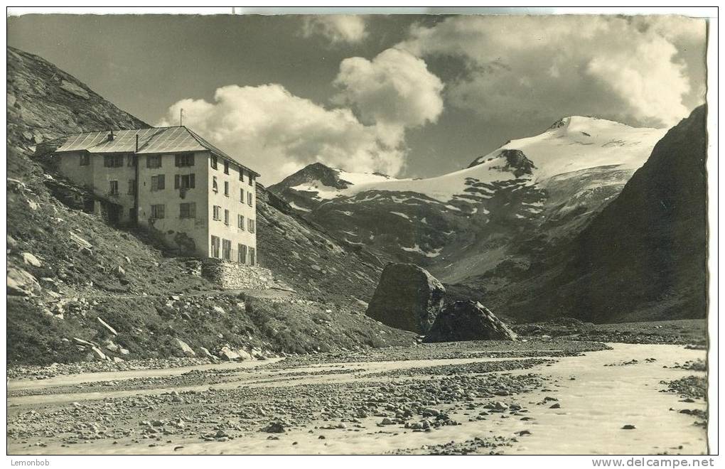 Switzerland, Suisse, Saas Almagell. Berghotel Mattmark Am Monte Moro-Pass 1920s-1930s Unused Real Photo Postcard [P7220] - Saas-Almagell