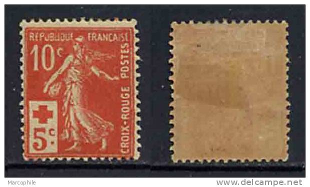 FRANCE - SEMEUSE CROIX ROUGE / 1914 # 147 *  / COTE 40.00 EURO A 1/4 DE LA COTE (ref T839) - Nuevos