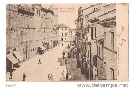 PORTO SAN GIORGIO ( FERMO ) CORSO GARIBALDI - 1903 - Fermo