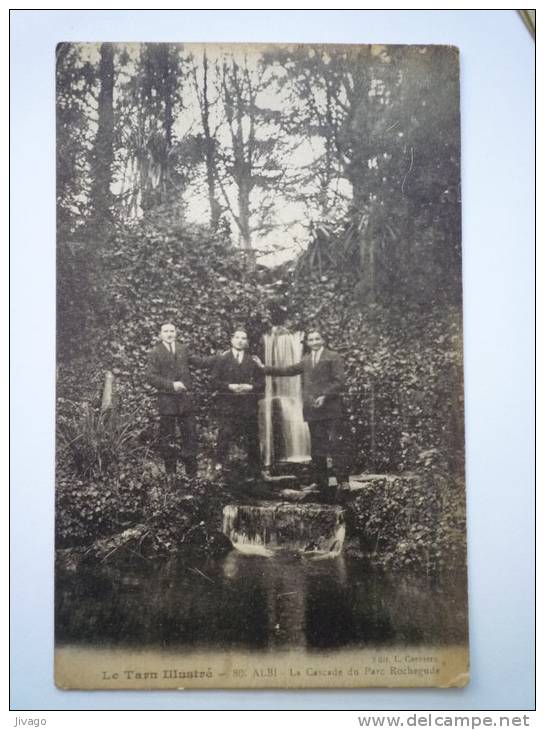 ALBI  (Tarn)  :  La Cascade Du  PARC  ROCHEGUDE - Graulhet