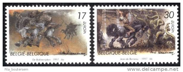 België - Belgique - Belgium : 08-03-1997 (**) : Europa CEPT 1997 - 1997