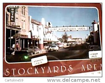 USA TEXAS FORT WORTH STOCK YARDS  AUTO CAR V1988  DK13177 - Fort Worth