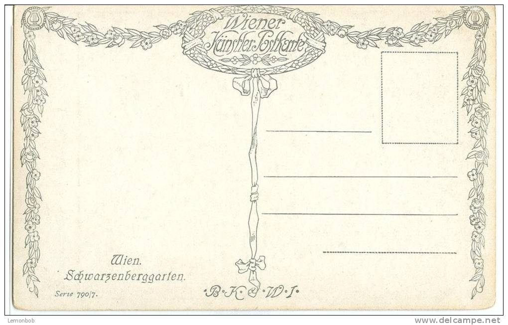 Austria, Wien, Schwarzenberggarten, Early 1900s Unused Postcard [P7244] - Other & Unclassified