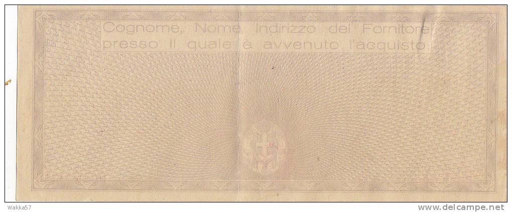 F-0684- Fascismo - Consiglio Provinciale Delle Corporazioni Buono D'Acquisto - Cuneo 26/05/43 - Other & Unclassified