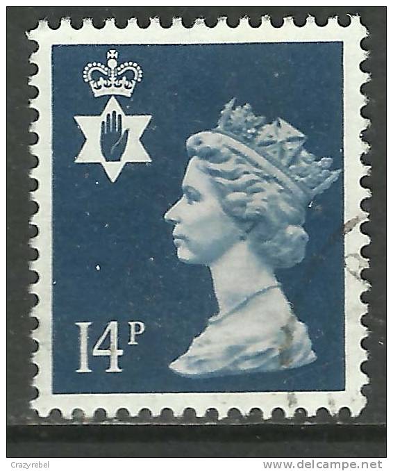 NORTHERN IRELAND GB 1988 14p DEEP BLUE USED STAMP SG N139 (F321) - Irlanda Del Norte