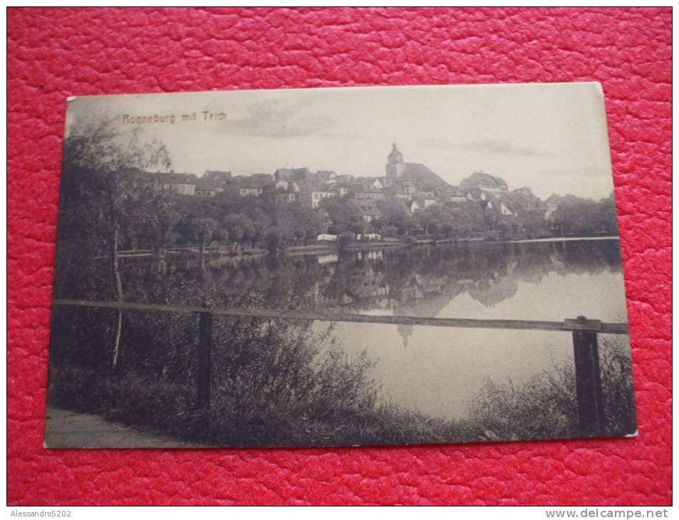 Thueringen , Ronneburg Mit Teich - Ronneburg