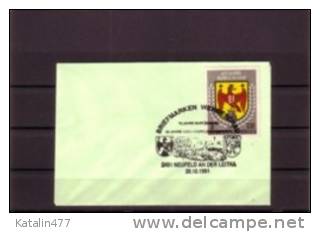 Austria, 1961/1991. 70 Years Burgerland, Coat Of Arms, Little Cover With Nice Cancellation - Storia Postale