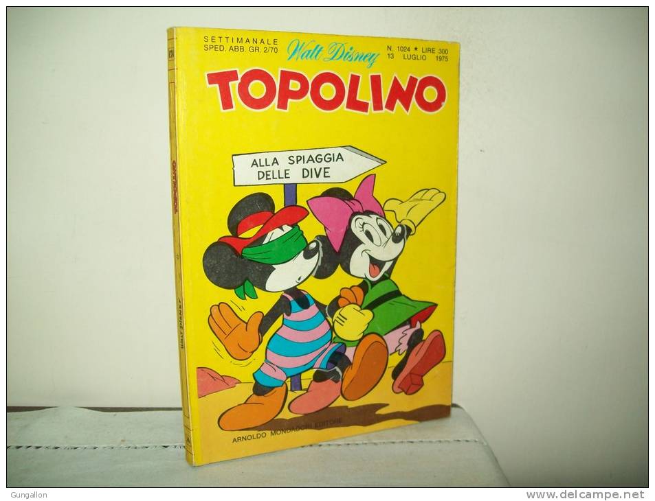 Topolino (Mondadori 1975) N. 1024 - Disney