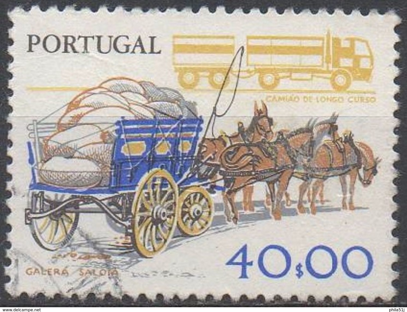 PORTUGAL  N°1411__OBL VOIR SCAN - Oblitérés