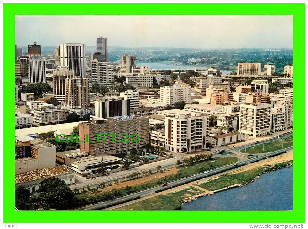 ABIDJAN, CÔTE D'IVOIRE - LE FRONT LAGUNIÈRE - NOVOTEL - ÉDITIONS & PHOTO, J.C. NOURAULT - Côte-d'Ivoire