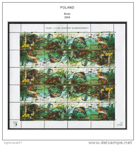 POLAND STAMP ALBUM PAGES 1860-2010 (578 color illustrated pages)