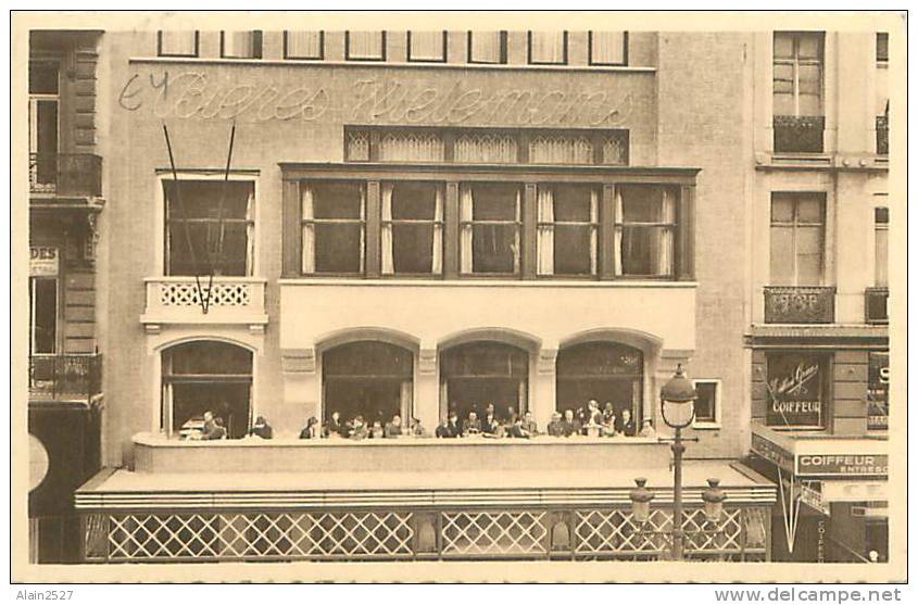 BRUXELLES - "Aux Armes Des Brasseurs" - On Y Boit La Gamme Des Bières Wielemans (Phot. E. Sergysels, Brux) - Cafés, Hotels, Restaurants