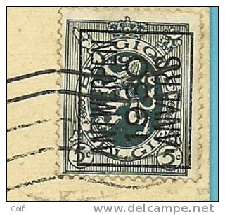 279 Met PREO N°229 / ANTWERPEN 1930 ANVERS Op Kaart En Afgestempeld Met Stempel ANTWERPEN 6 - Typos 1929-37 (Lion Héraldique)