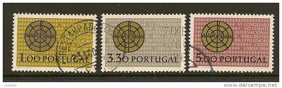 1966-Comité Internacional Para Defesa Da Civilização Cristã - Used Stamps