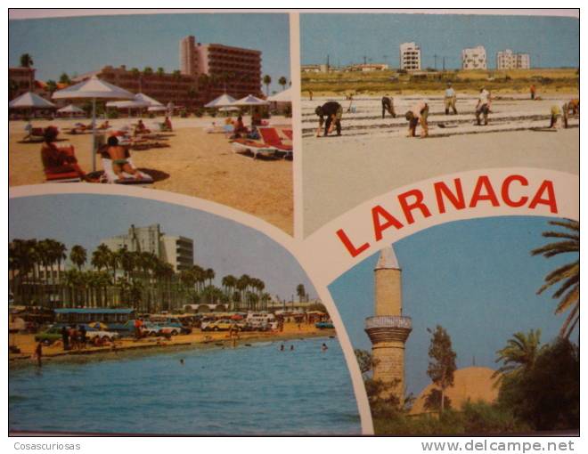 261 LARNACA   ZYPERN  CYPRUS CHIPRE KYNPOE  KYPROS POSTCARD   OTHERS IN MY STORE - Zypern