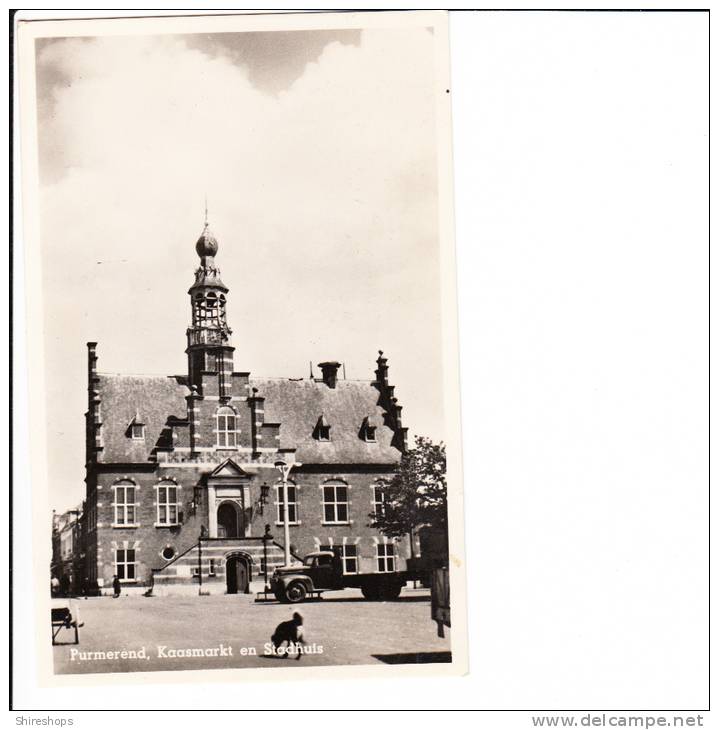 Real Foto Photograph Purmerend Kaasmarkt En Stadhuis North Holland - Purmerend