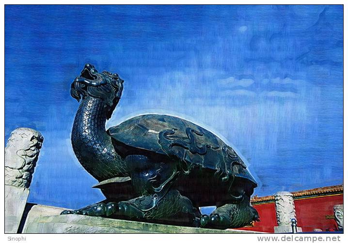 AN01-047   @  Stone Turtle  Tortue Schildkröten Tortugas ,    ( Postal Stationery , Articles Postaux ) - Turtles