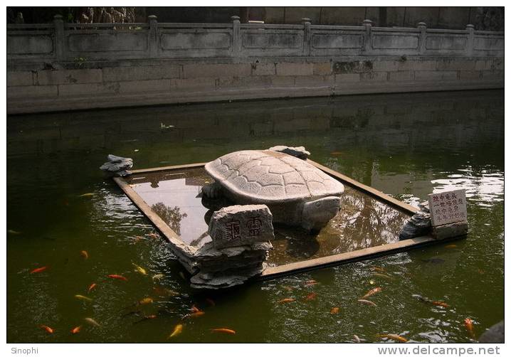 AN01-048   @  Stone Turtle  Tortue Schildkröten Tortugas ,    ( Postal Stationery , Articles Postaux ) - Schildkröten