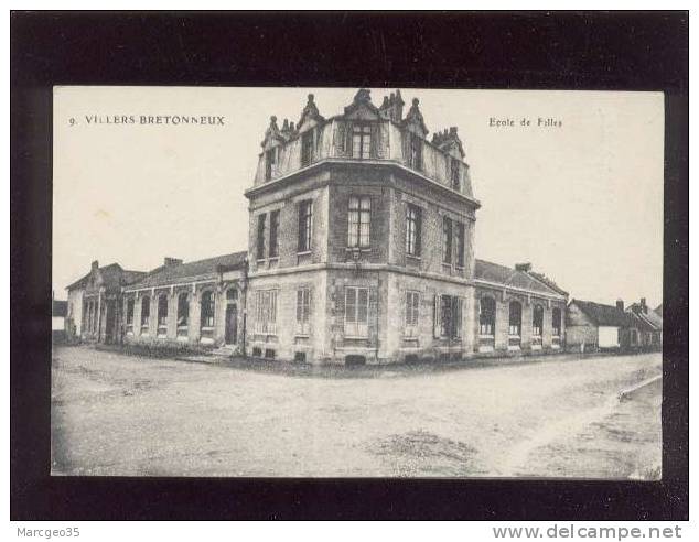 Villers-bretonneux école De Filles  édit.caron N° 9 - Villers Bretonneux