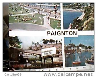 ENGLAND DEVON TORBAY EXPRESS Paignton & Dartmouth Railway + VUES VB1989 DK11404 - Paignton