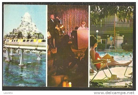 Charter House Hotel Anaheim California Across The Street Disneyland 1967 - Anaheim