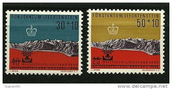 ● LIECHTENSTEIN 1960 - RIFUGIATO - N. 353 / 54 ** Serie Completa - Cat. ? € - Lotto 270 - Neufs