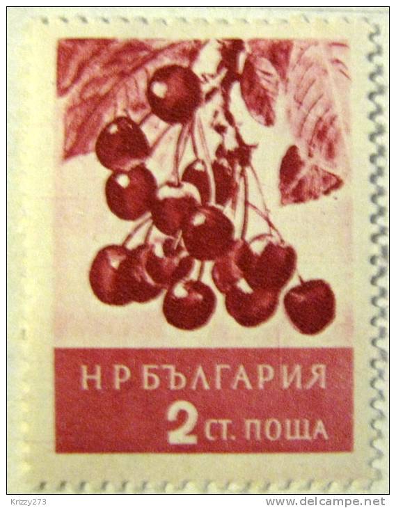 Bulgaria 1956 Fruits Cherries 2s - Mint Hinged - Oblitérés