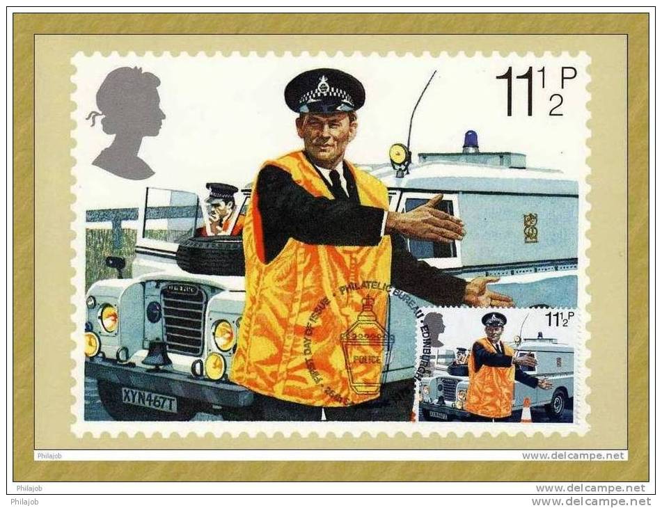 GB 1979 : 4 CM " 150 ANS DES FORCES DE POLICES METROPOLITAINES " . N° YT 913 à 916. En Parfait état. + Prix Dégressif. - Polizia – Gendarmeria