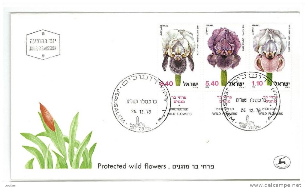 Filatelia -  FDC ISRAELE LOTTO DI  6  BUSTE PRIMO GIORNO ANNO 1978  - SPECIAL OFFER -  ISRAEL FIRST DAY COVER BEST PRICE - FDC