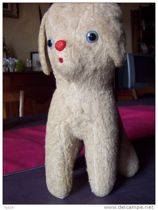 Peluche Ancienne Années 60  Chien - Peluches