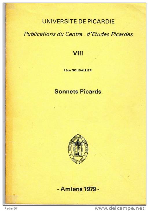 Sonnets Picards Par Léon Goudallier - Picardie - Nord-Pas-de-Calais
