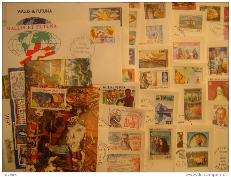 Wallis Et Futuna - Collection De 317 Enveloppes 1er Jour - Other & Unclassified