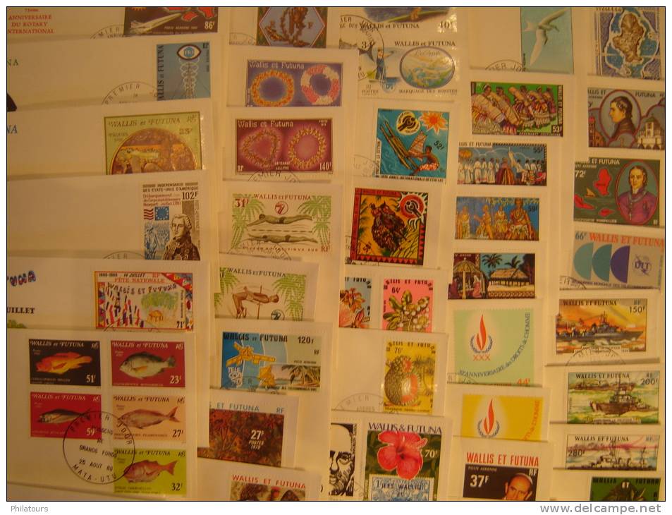 Wallis et Futuna - Collection de 317 enveloppes 1er jour
