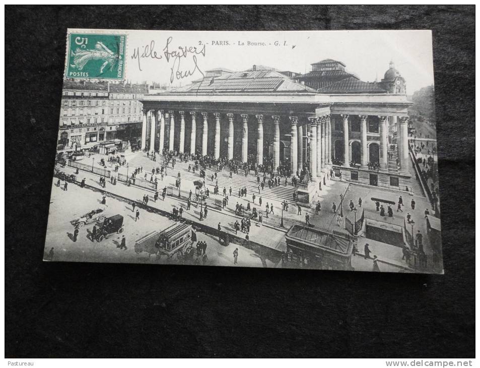 Paris 2ème .  La Bourse. Voir 2 Scans. - Arrondissement: 02