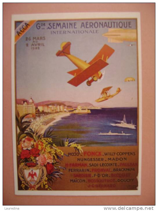 CPM  GRANDE SEMAINE AERONAUTIQUE INTERNATIONALE 1922 - ILLUSTRATION DE E. BELLENGER - Meetings
