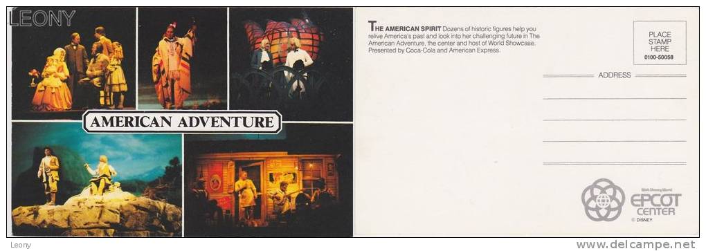 CPM " AMERICAN ADVENTURE " - THE AMERICAN SPIRIT Presented By COCA COLA And AMERICAN EXPRESS - Other & Unclassified