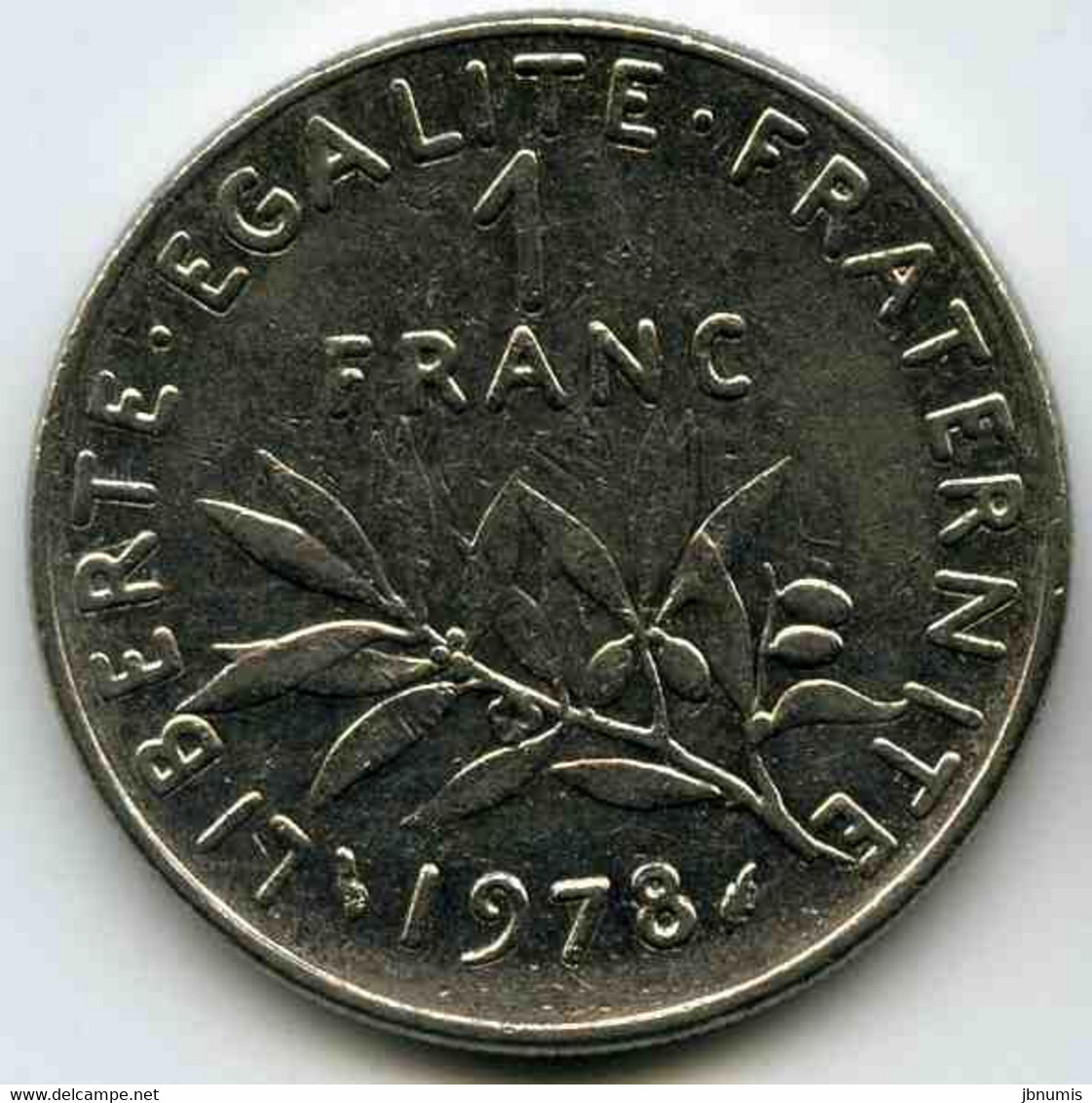 France 1 Franc 1978 GAD 474 KM 925.1 - 1 Franc