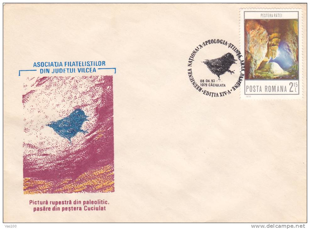 Paleolithic Cave Drawings In Caves 1993 Special Rare Covers Romania. - Vor- Und Frühgeschichte