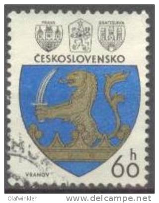 1977 Coat Of Arms - 60 H Vranov Scott 2099 Y&T 2196 Michel 2360 Used/oblitere/gestempelt - Used Stamps