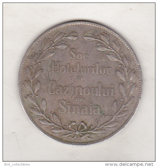 Romania  Casino Old Token - Sinaia Casino 100 - Older Than 1945 - Casino