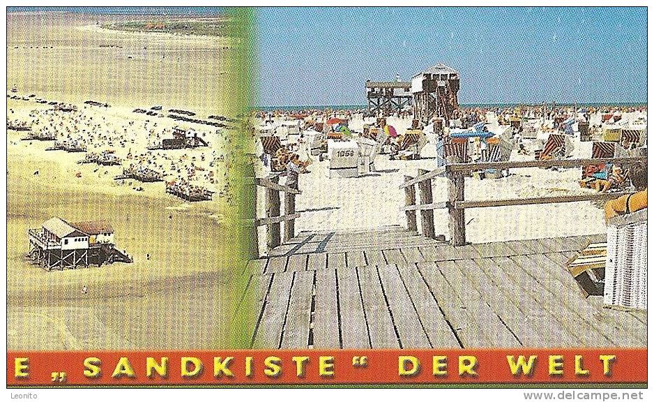 Grösste Sandkiste Der Welt St. Peter-Ording Nordseeheil- Und Schwefelbad 2004 - St. Peter-Ording