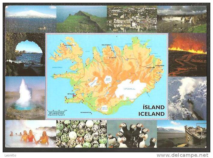Island Iceland (big Card 12 X 17 Cm) 2006 - Islande